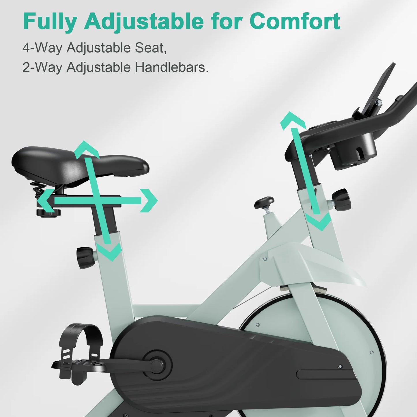 Superun Exercise Bike, 32-Level Magnetic Resistance Stationary Bikes/for Home Low Noise Workout Cycling Bike for Home