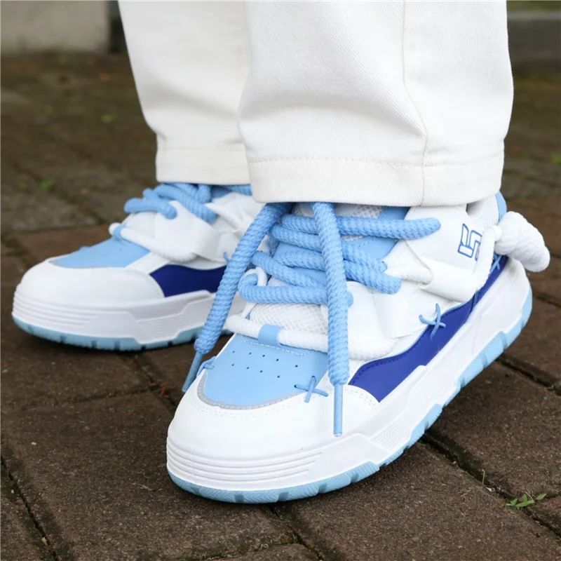 Pink Chunky Heel Platform Women Sneakers Fashion Runway/Sweet Outdoor Casual Trainers Large Size All Match Sport Shoes