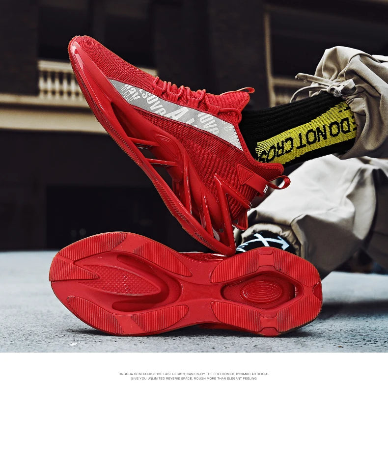 Casual Breathable Men's Sneakers Luxury Trainer Race Shoes/Fashion Running Tennis for Men