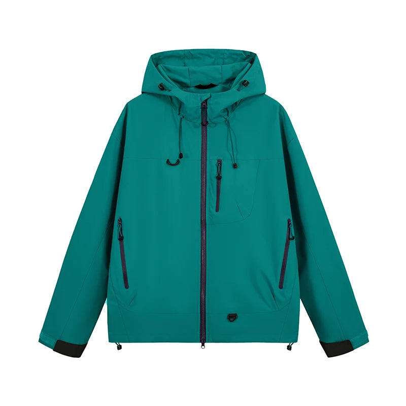 Autumn Sports Jacket Waterproof Windproof Jacket Men Women Outdoor/Sports Hiking Running Mountaineering Hooded Casual Sport Coat