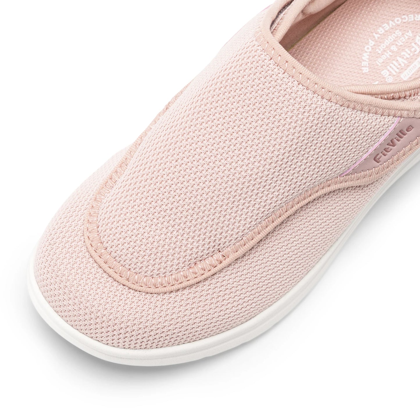 FitVille Wide Women's Diabetic Walking Shoes Adjustable Orthopedic/Comfort Sneakers for Elderly Women Foot Pain Relief Footwear
