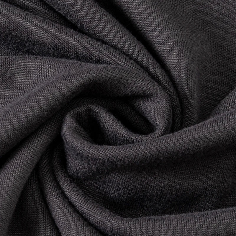 3-piece Autumn/Winter Men's Fashionable Printed Sports Warm Long Sleeved T-shirt/Plus Size Fitness Running Casual Versatile Top