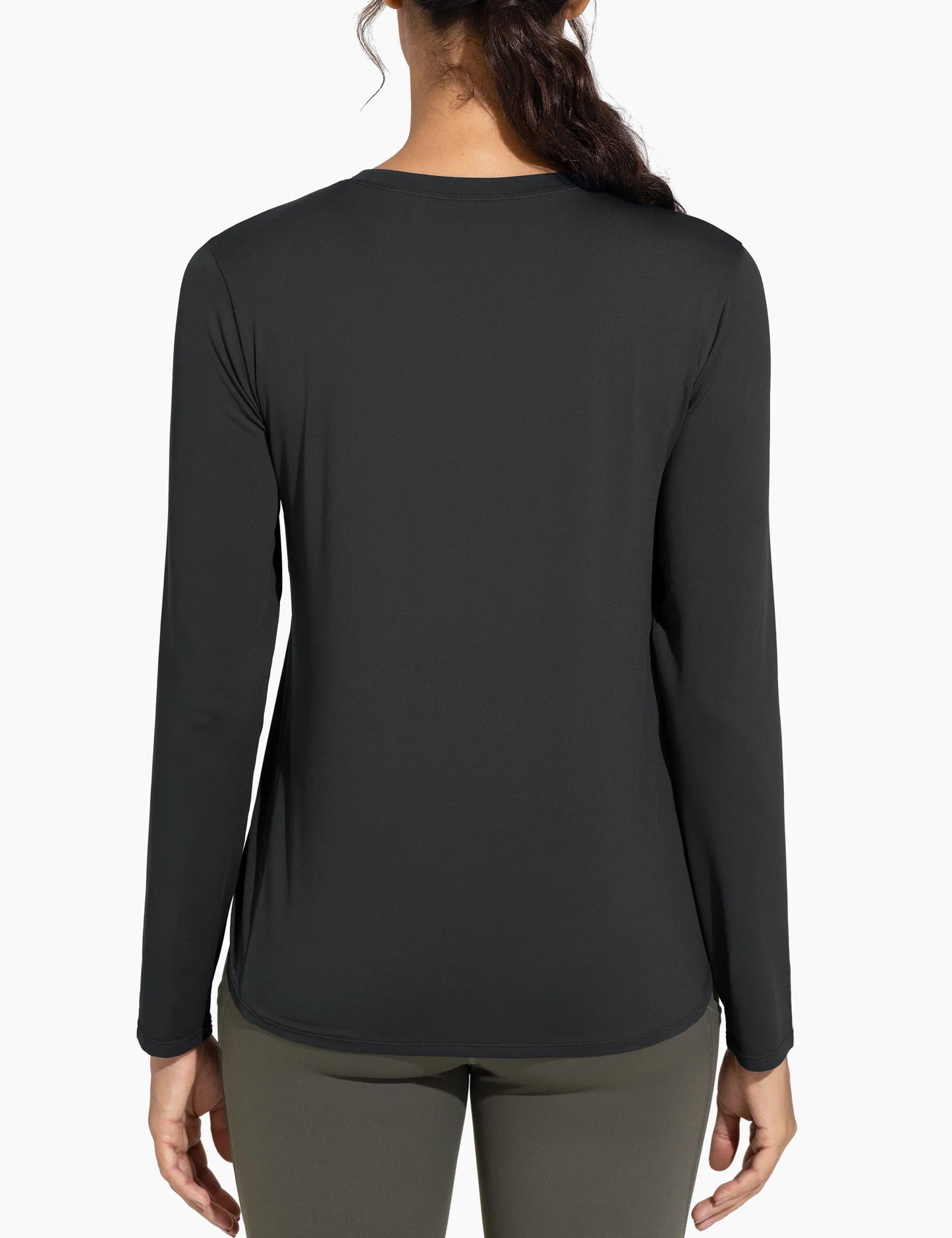 THE GYM PEOPLE Women's Ultra Soft Long Sleeve/Workout Shirts Basic Crewneck Athletic Running Tops