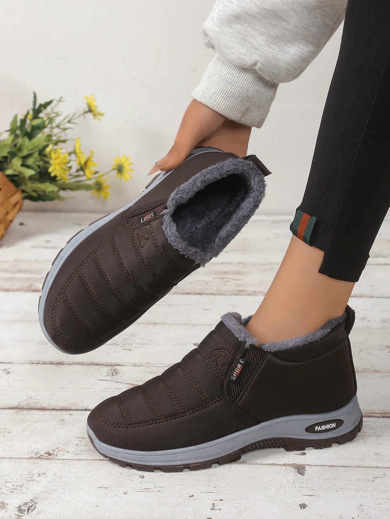 Women's shoes Autumn winter Casual cotton Warm/Wear Resistant Chunky Sole Affordable Free shipping