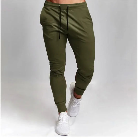 Casual Pants Men's Jogger Sweatpants Large Size Elastic Waist Sports/Casual Trousers Loose Fitness Clothes Spring Thin Pants
