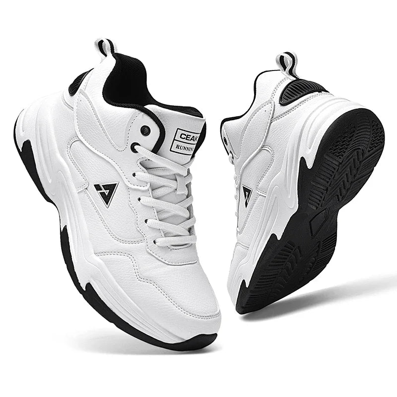 Men's high quality plus size casual sneakers Four seasons soft/sole outdoor breathable running shoes students light sports shoes