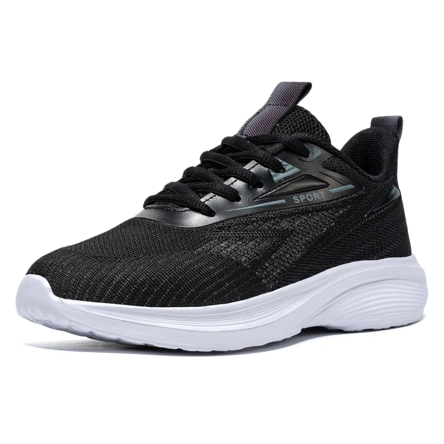 Women's sports running shoes are comfortable/lightweight walking exercise and non slip walking shoes