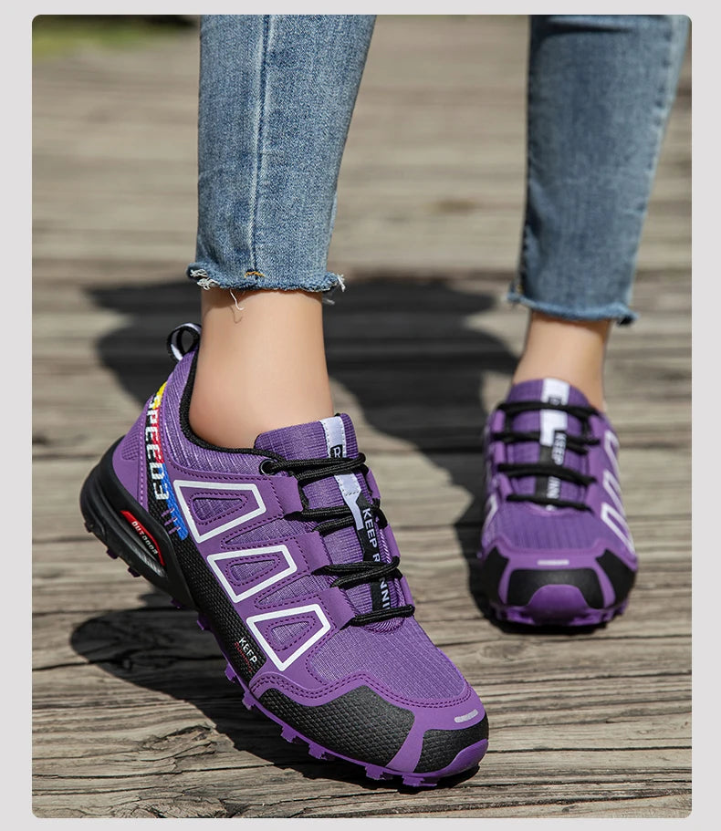 Women's Hiking Shoes Waterproof Outdoor Sports Shoes Women's Walking/Travel Sports Shoes Bicycle Sports Shoes Running Shoes