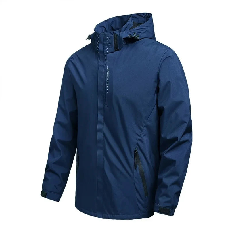 Men's Outdoor Waterproof Raincoat Lightweight Raincoat/with Hood streetwear Hiking Windproof Jacket Climbing Outdoor Jackets