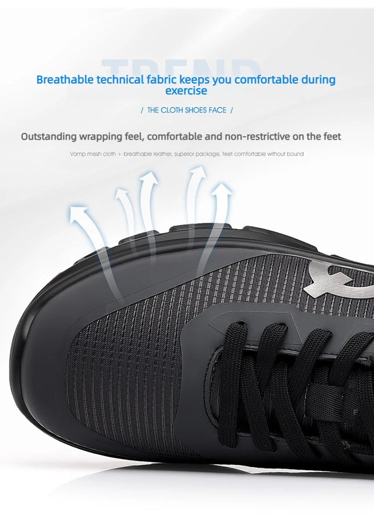 Men Sports Shoes Luxury Casual Sneakers Mesh Running Shoes Summer/Lightweight Platform Fashion Basketball Walking Shoes for Men
