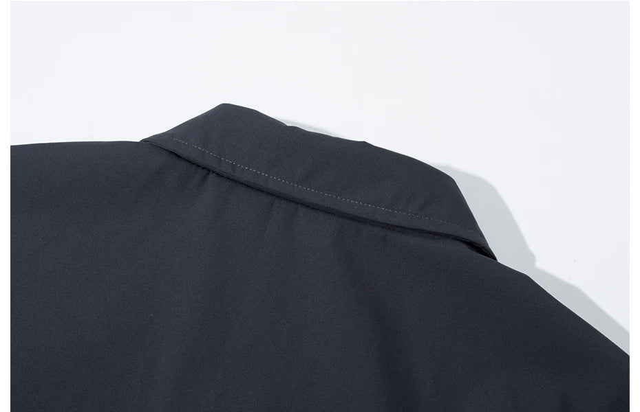 Men's Lightweight Windbreaker Jacket Full Zip Casual Jacket/Water-Repellent Coat with Zip Pockets Golf Work Outdoor
