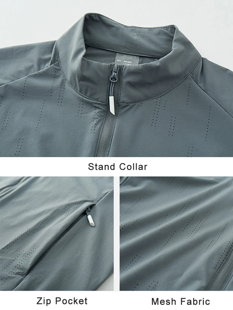 Summer Men's Jackets UV Blocking Skin Coats UPF40+ Sunscreen/Outdoor Clothing Sun Protection Thin Windbreakers Big Size 8XL