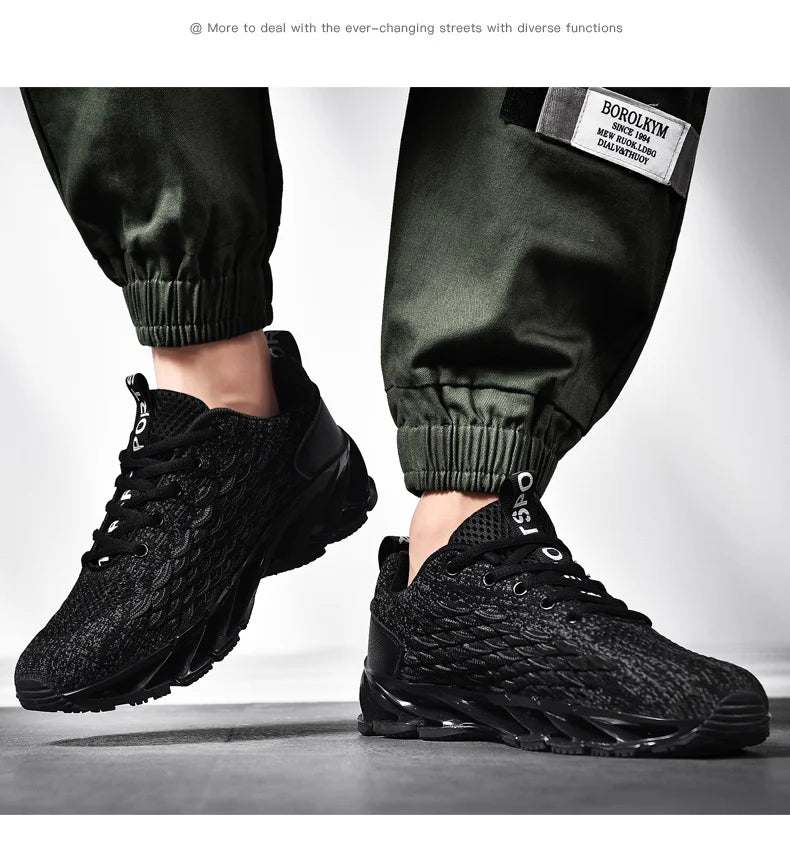 Fashion Men Running Shoes Comfort Men's Walking Sneakers Breathable/Casual Shoes Non-Slip Sports Shoes