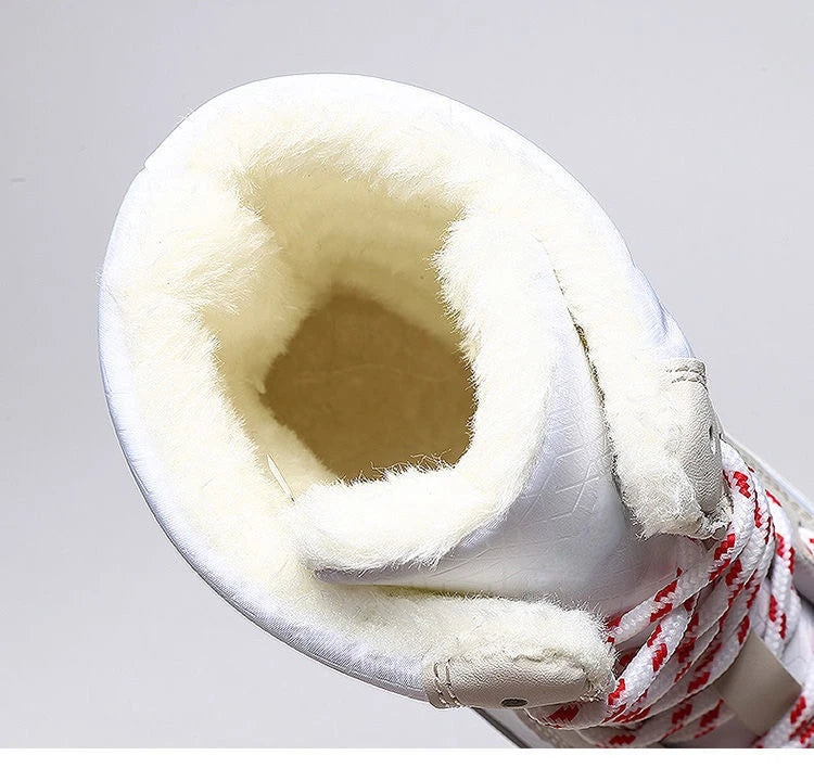 Autumn Winter Women's Ankle Boots Chunky Platform Waterproof Non-slip/Warm Shoes Woman Boots Outdoor Warm Snow Boots New