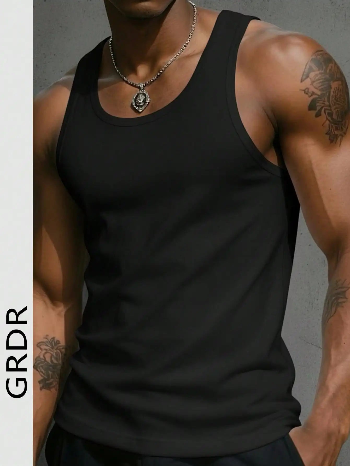 Men's Solid Color Tank Top Slim Fit U-Neck Sleeveless T-Shirt Basic/Casual Vest For Men Gym Workout Summer Streetwear Tops