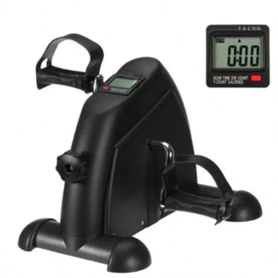 Mini Exercise Bike, Under Desk Bike Pedal Exerciser Portable Foot Cycle/Arm & Leg Peddler Machine With LCD Screen Displays