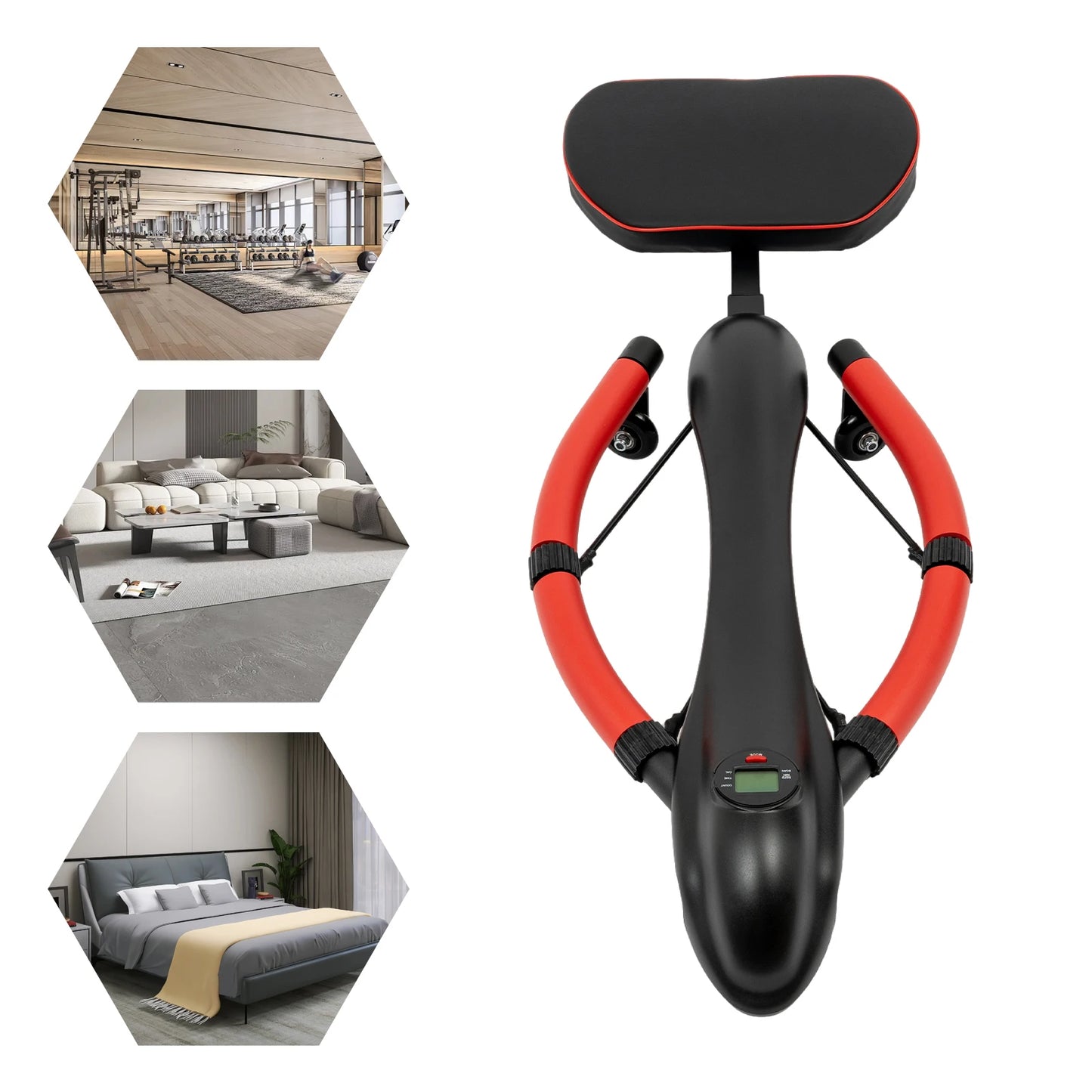 Foldable Dragonfly Ab Trainer Multifunctional Core Belly Workout Machine/330lbs Capacity for Home Gym Abdominal Muscle Fitness