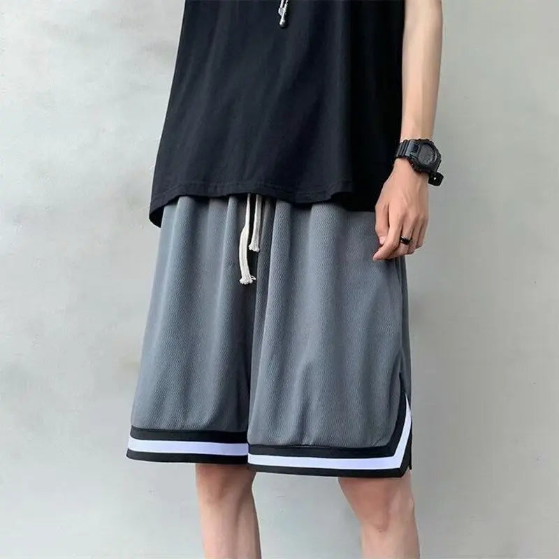 1pcs Summer Men's Sport Basketball Shorts Large Size Male/Mesh Quick Dry Gym Shorts Fitness Joggers Casual Breathable Short Pant