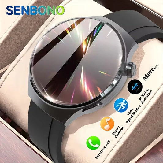 SENBONO Men's Smart Watch for Women Heart Rate Blood Oxygen/Monitor Bluetooth Call Multiple Sport Modes Smartwatch for Men Women