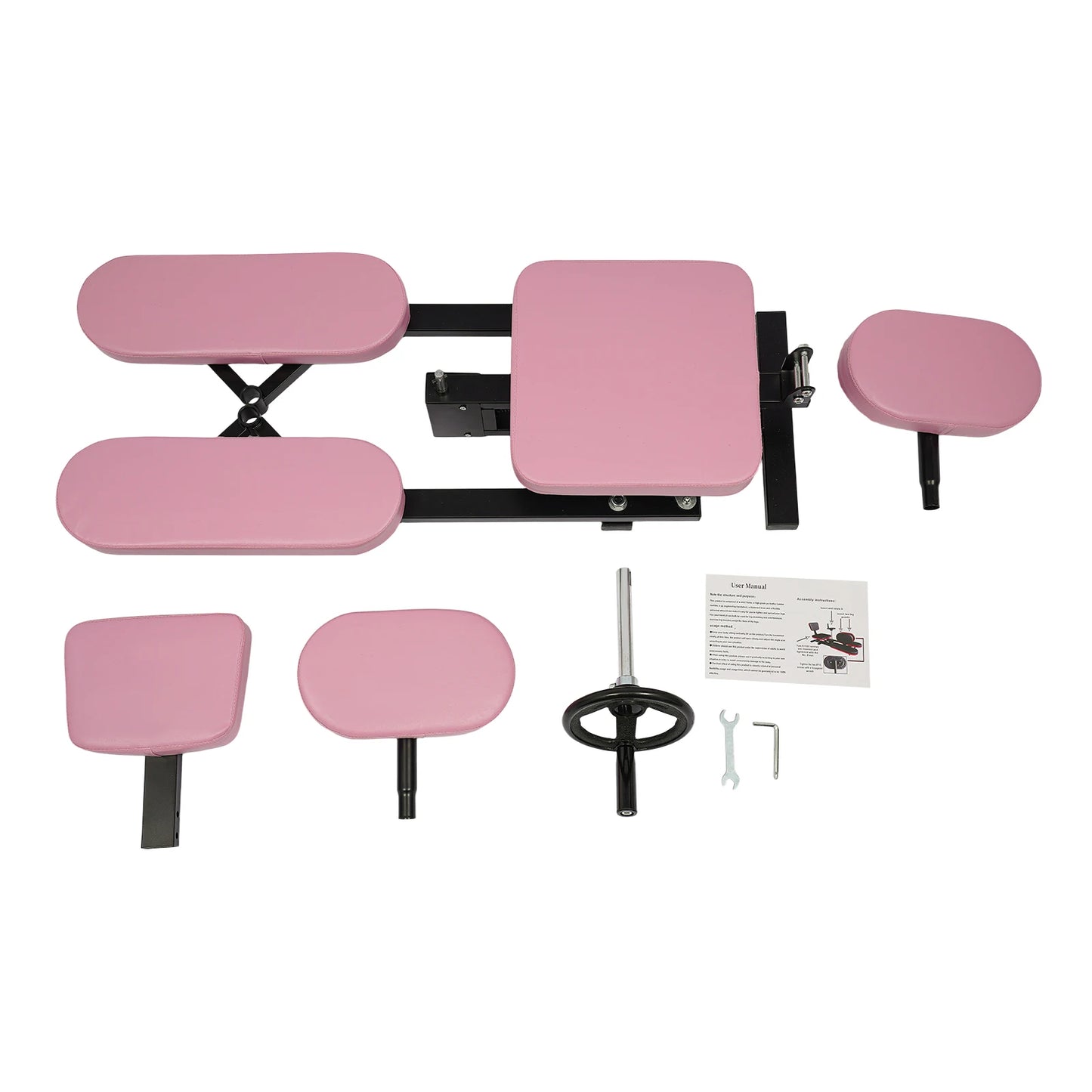 Adjustable Split Machine Heavy Duty Leg Stretcher/with Wheels & Cushion for Dance Yoga Home Gym