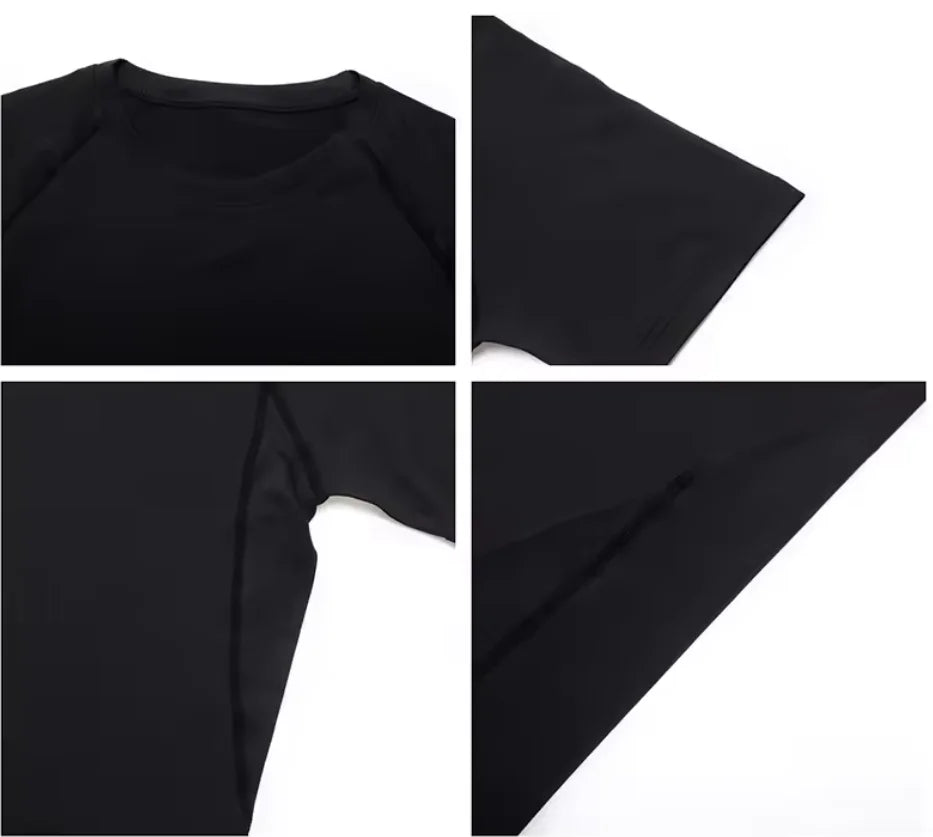 Men Bodybuilding Sports T-Shirt Quick Dry Running Shirt Long Sleeve/Compression Top Gym T Shirt Men Fitness Tight Rash guard