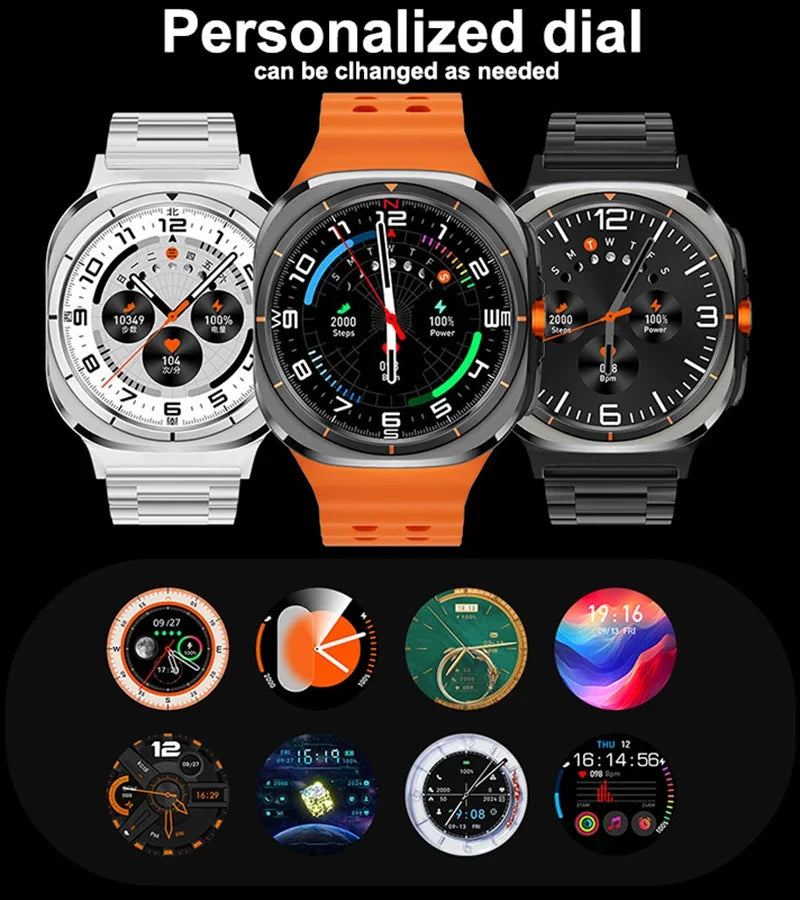 Watch7 Ultra Smart Watch Video Call Smartwatch 4G/5G Sim Card/GPS WIFI Rotary Camera Global Calling Google map Watch