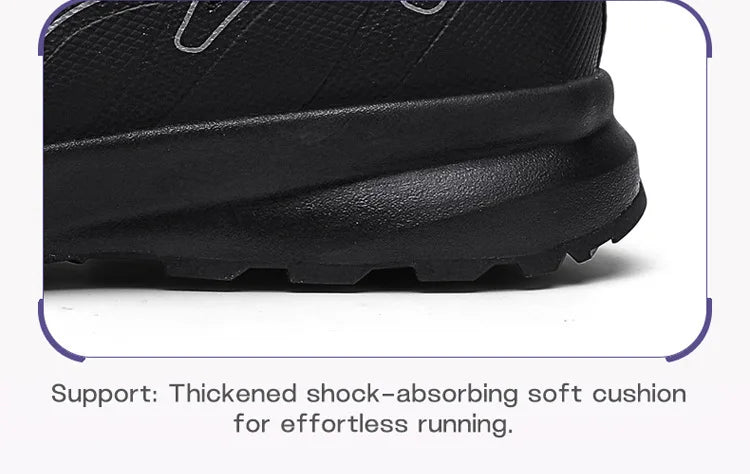 Wide Toe Running Shoes 4E Dynamic Thick Outdoor Fitness Men's Shoes/Foot Cross-Border Shoes Comfortable Breathable