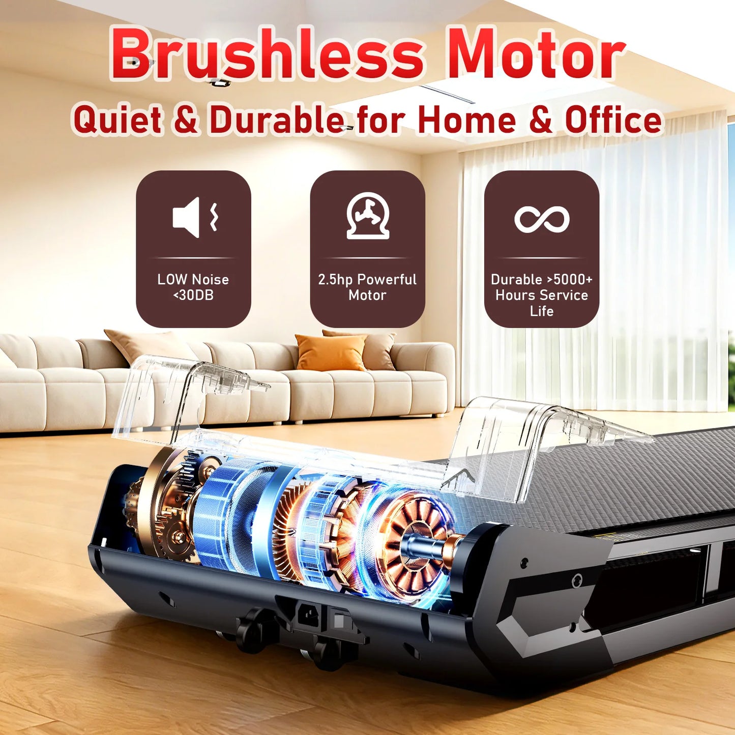 AKLUER Under Desk Vibration Walking Pad - 3 in 1 Vibration Plate Treadmill/with Remote Control Quiet Brushless with 5% Manual Incline