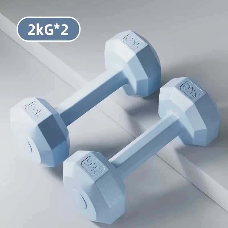 Women's Multifunctional Dumbbell Set Perfect for Home and Gym Workouts/Arm Training and Yoga Durable PP Material Mixed Colors