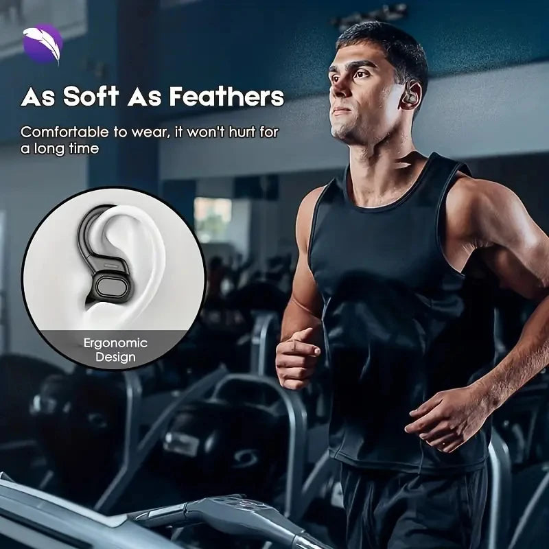 SHUKE Bluetooth Earbuds Wireless Earphones Sport EarHook Headset/9D Hifi Stereo Sound Waterproof Headphones In Ear With Micphone