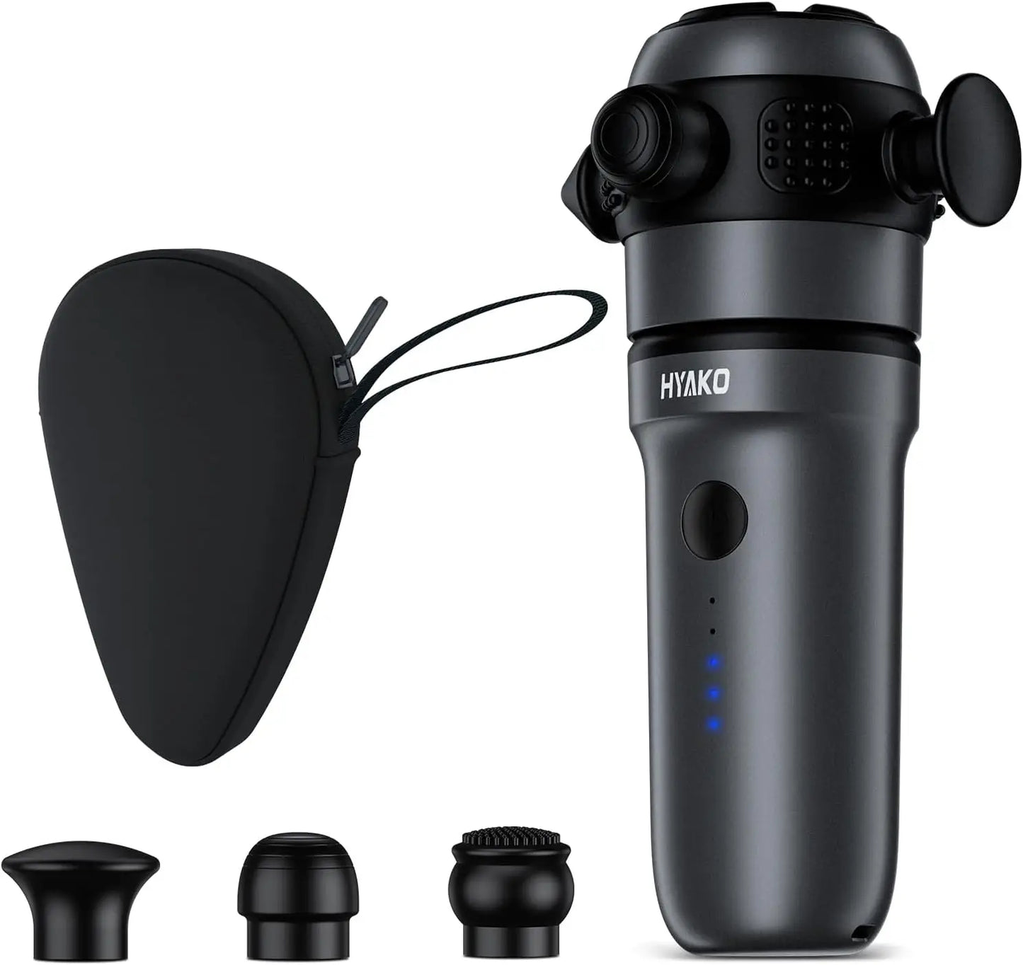Mini Handheld Massage Gun Deep Tissue Percussion Massager for Neck/Back Shoulders Travel Size Portable Muscle Recovery Tool