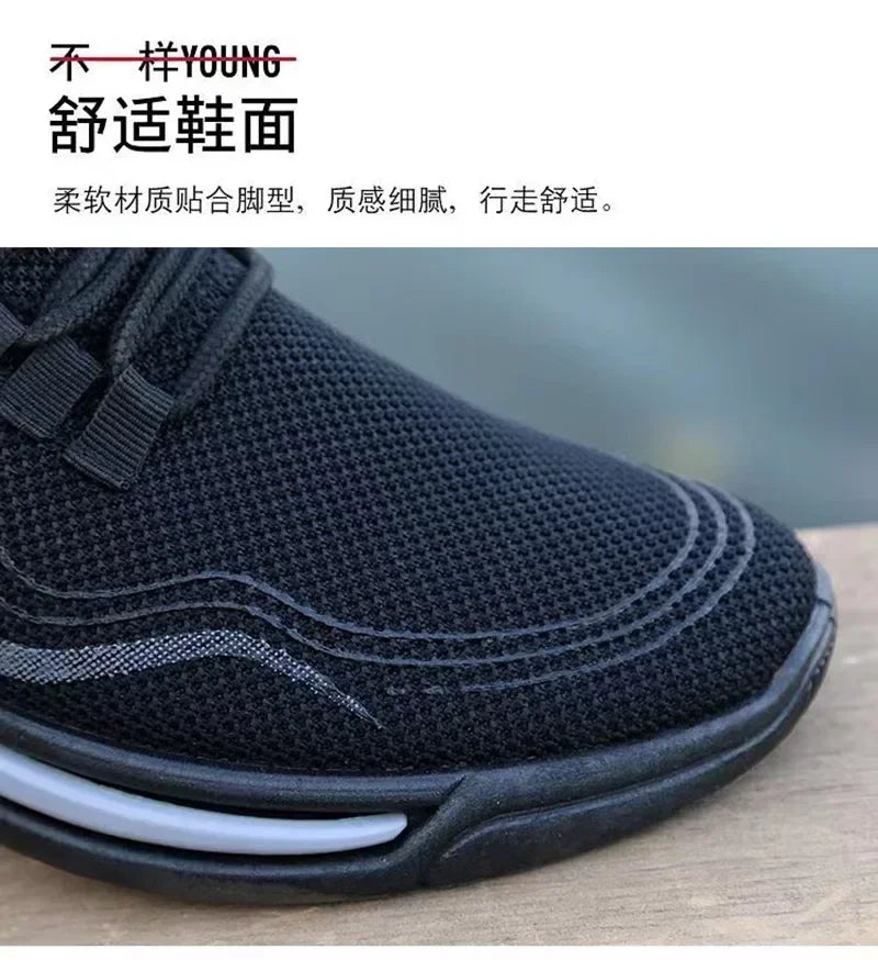 Men Shoes Slip on Fashion Sneakers Male Sport Running Shoes/Breathable Gym Training Walking Tennis Shoes Non Slip Workout Flats