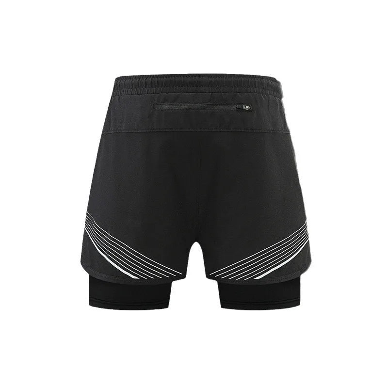 Running Shorts Men Gym Sports Shorts 2 In 1 Quick Dry Workout Training/Gym Fitness Jogging Short Pants Summer Men Shorts