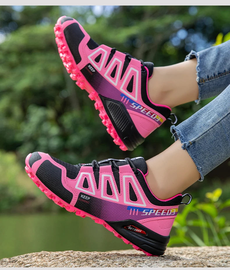 Women's Hiking Shoes Waterproof Outdoor Sports Shoes Women's Walking/Travel Sports Shoes Bicycle Sports Shoes Running Shoes
