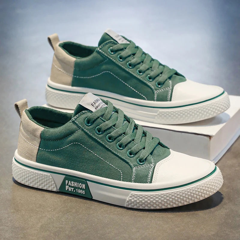 Canvas shoes Men's new spring summer style anti-slip sports sneakers for men/breathable and suitable for teenagers casual wear