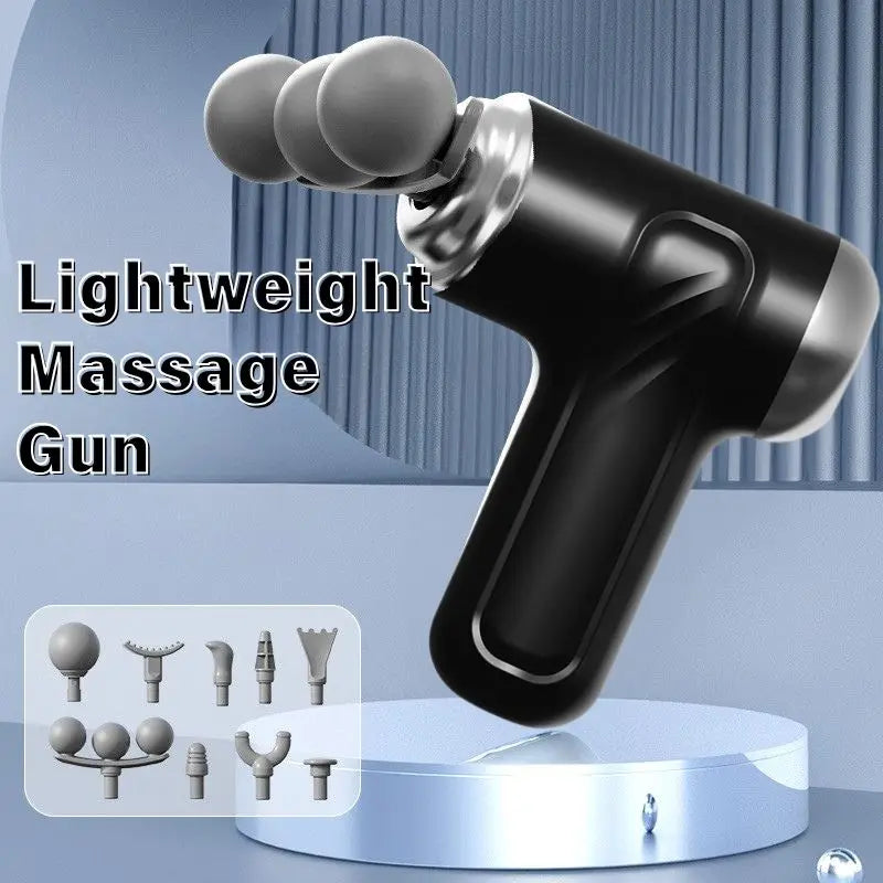 Triple mini fascia gun with 6 modes of exercise perfect for relaxing the waist/back, legs, and muscles throughout the body