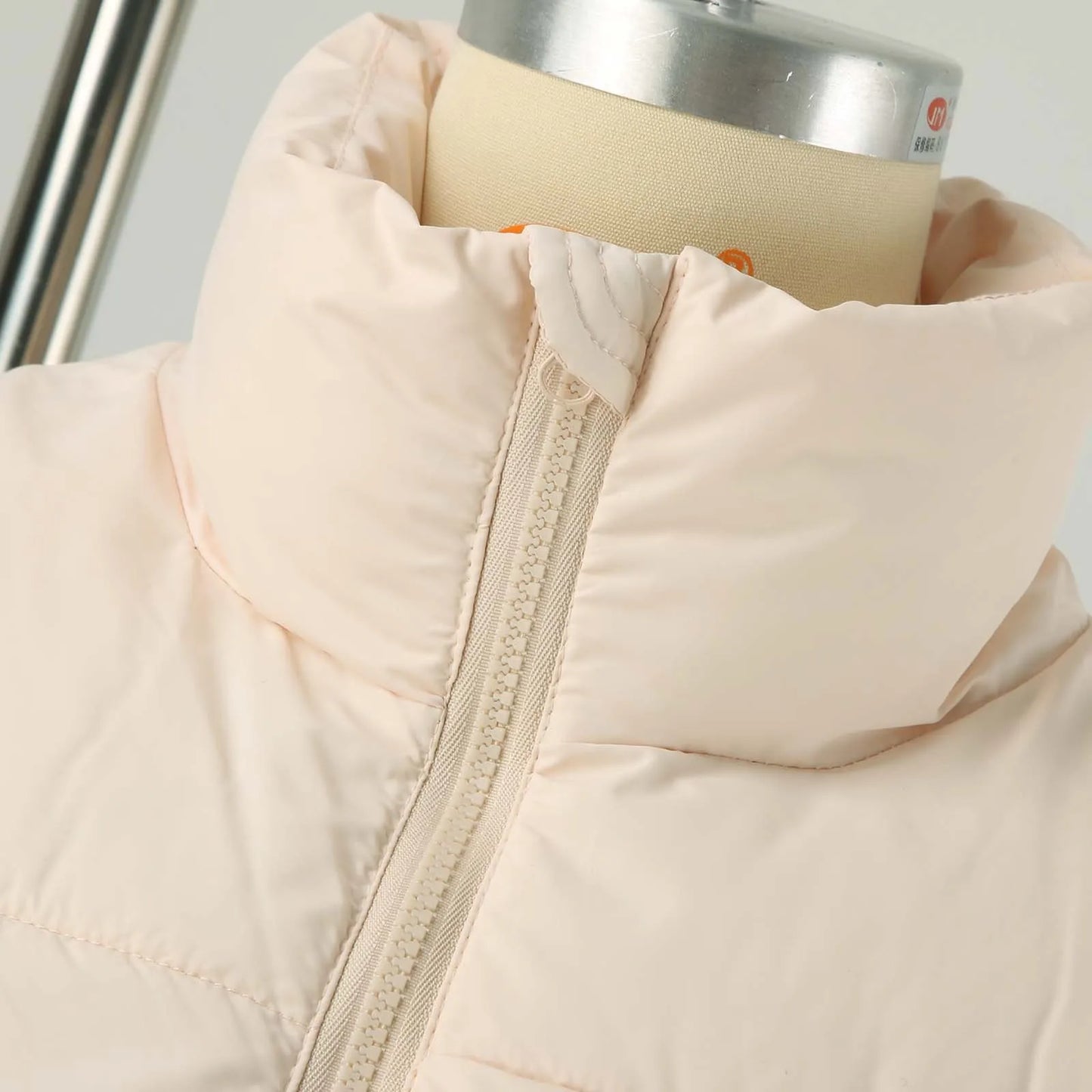 Women Winter Oversized Vest Lightweight/Stand Collar Flysleeve Insulated Padded Puffy Jacket