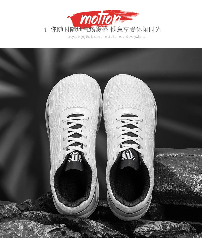 New men shoes Couple Mesh Sneakers Breathable Sports/Casual Shoes with Anti-Slip and Cushioning Running Shoes