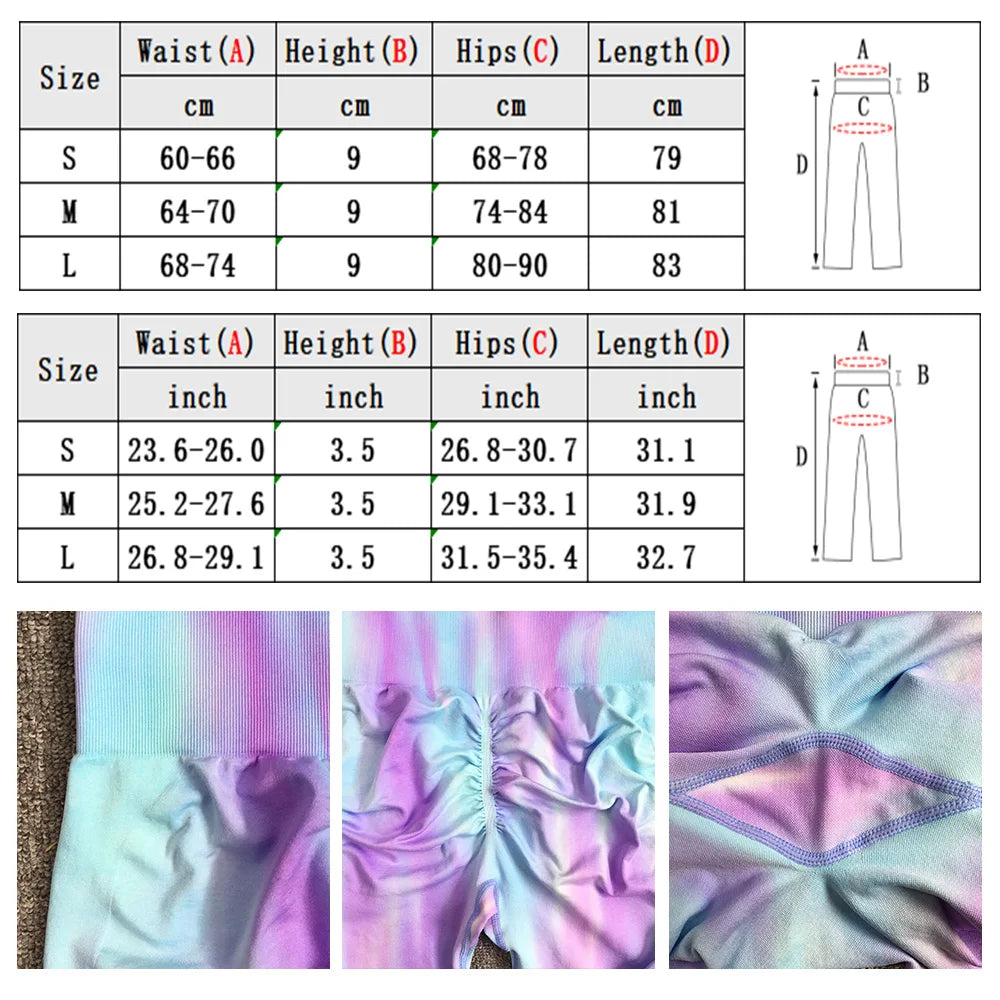 Seamless Push Up Scrunch Sport Leggings For Women Tummy Control/Yoga Fitness Tights Gym Workout Pants