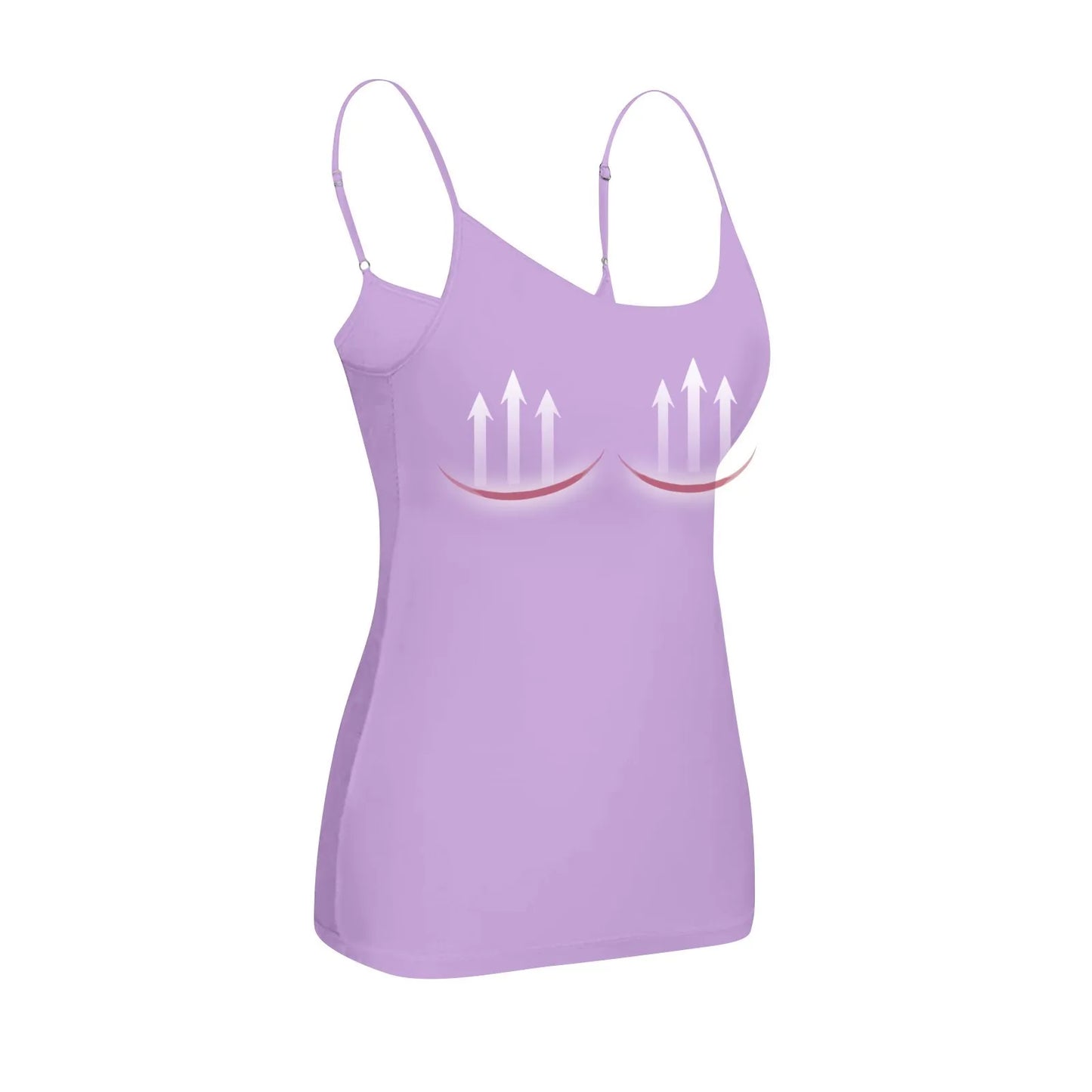 New Padded Bra Tank Top Women Modal Spaghetti Solid Cami Top Vest/Female Adjustable Camisole With Built In Bra Fitness Clothing
