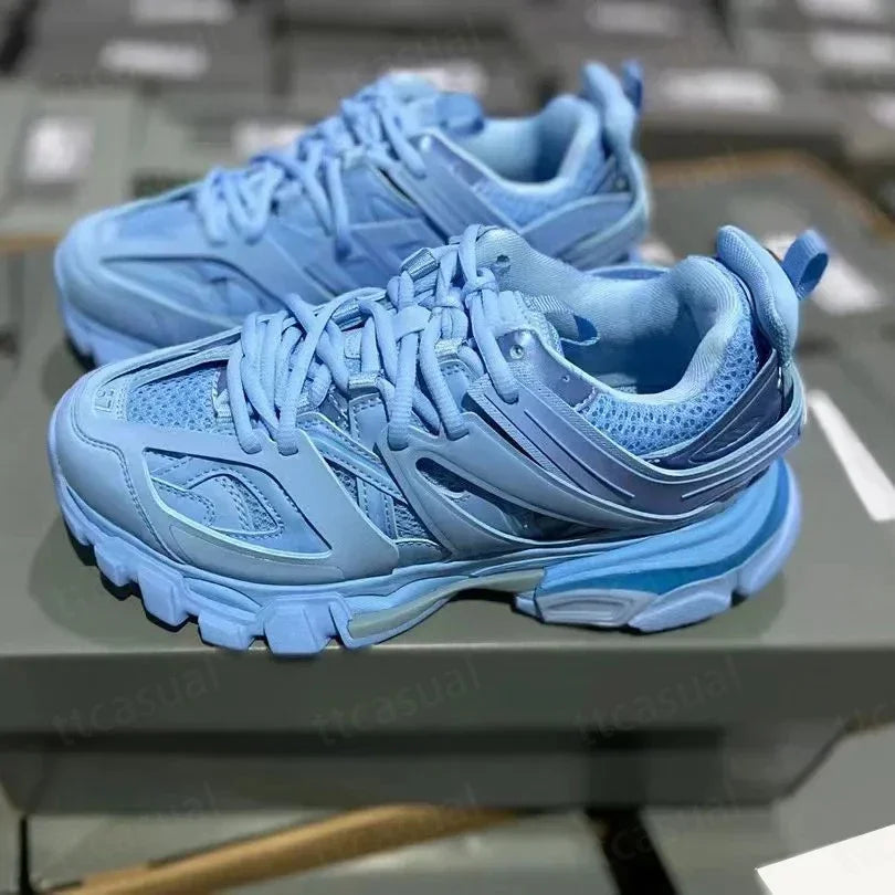 Designer Tracks 3 3.0 Men Casual Shoes Paris Triples White/Black Pink Grey Beige Sneakers Brand 18s