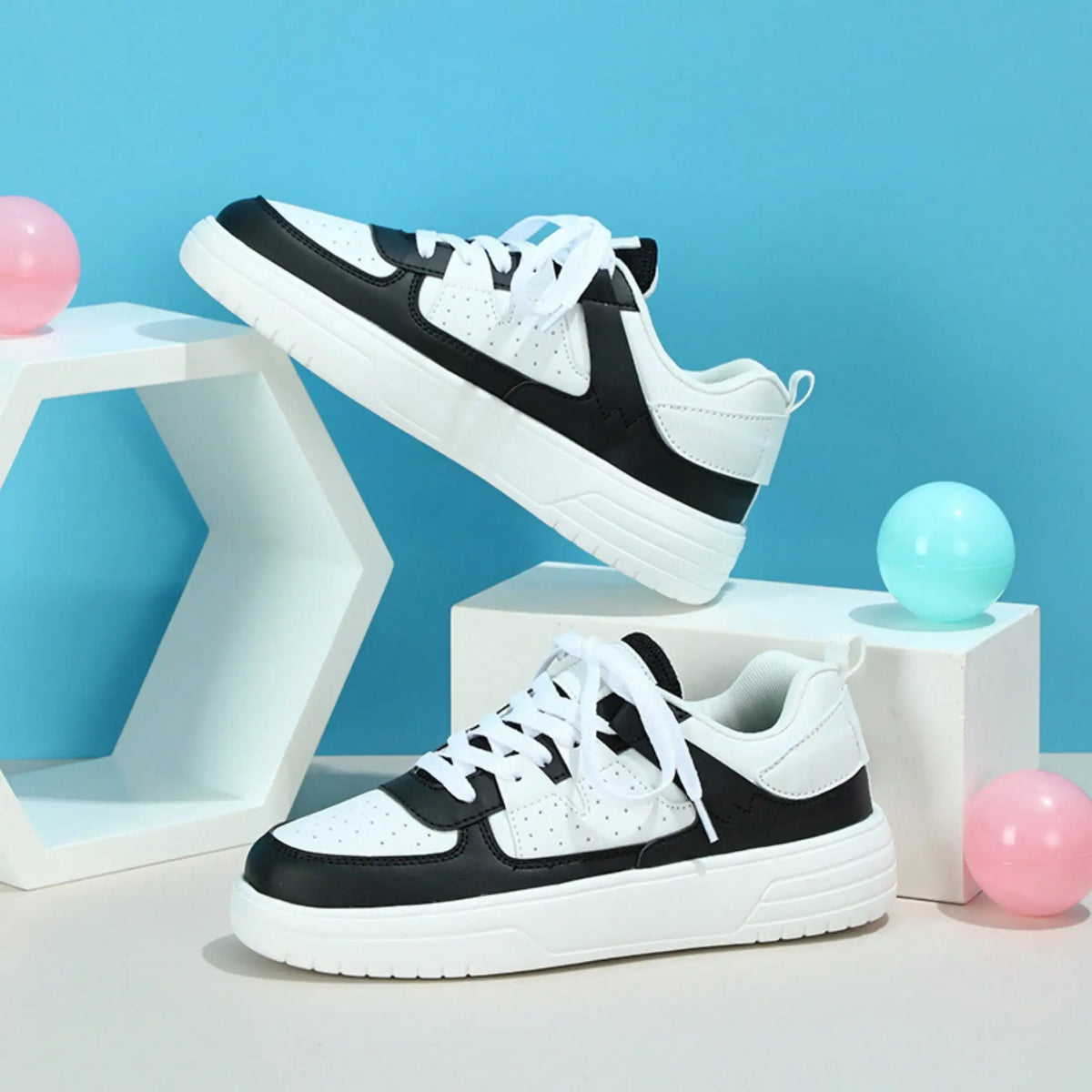 Comfortable Sneakers For Men And Women/White And Pink Lightweight For Women Suitable For Walking