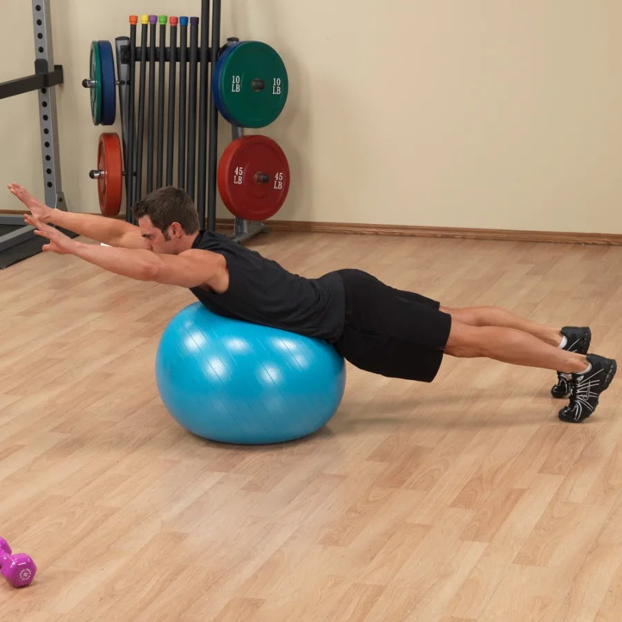 Exercise Stability Balls 29.5" x 29.5" x 29.5", Anti-burst, Suitable for Light/and Home Use Yoga Equipment Includes Hand Pump
