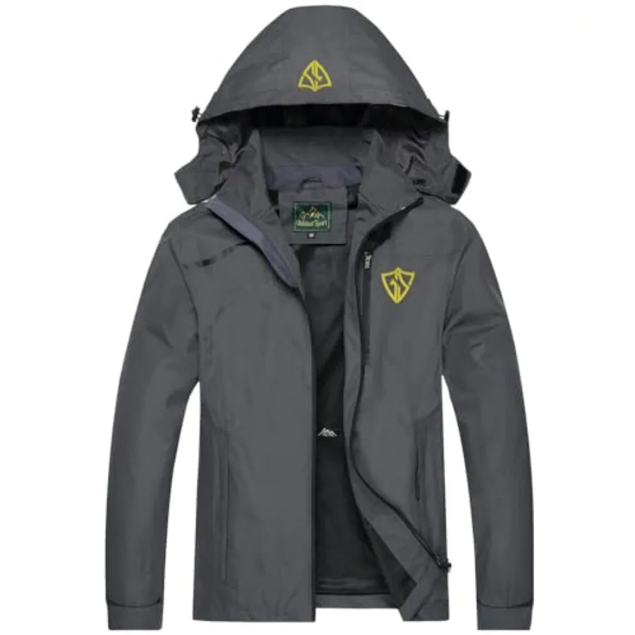 Men's Windproof Jacket Waterproof Lightweight Mountain/Sport Jacket for Men Hooded Windbreaker Raincoat
