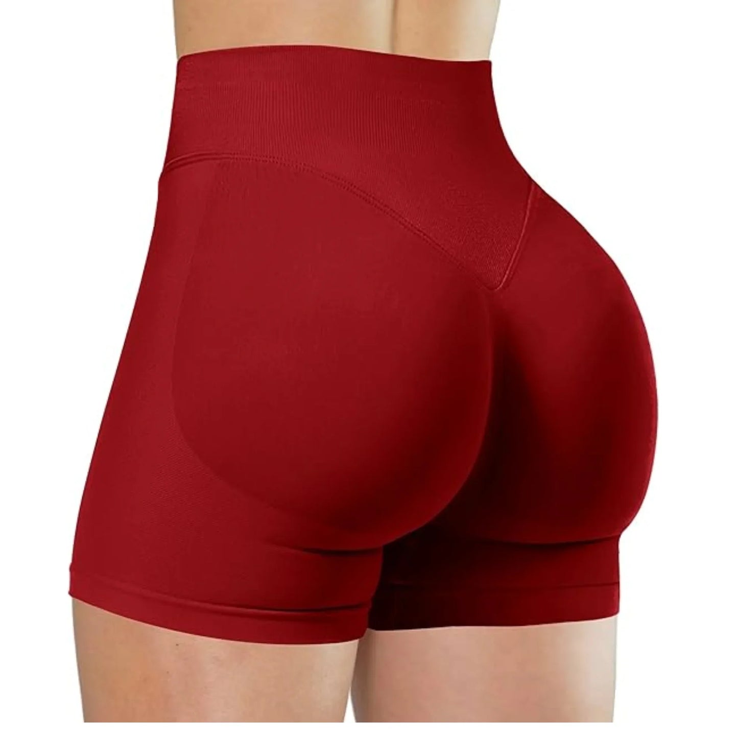 Summer High Waisted Yoga Shorts Fashionable/and Sexy Running Fitness Pants Solid Color Yoga Leggings