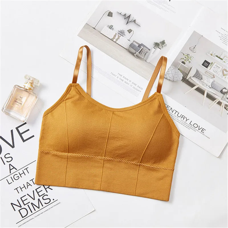 Seamless Bras Women Sports Bra Gym Running Push Up Bralette Padded/Vest Elastic Brassiere Women Fitness Gym Underwear Bra Top