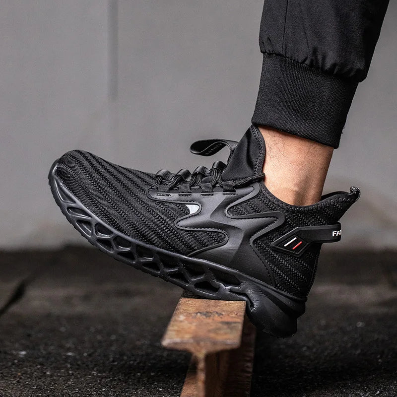 Safety Shoes Steel Toe Boots for Men Comfortable Work Shoes/Anti shock Anti-Drop Work Sneakers Protective Boots