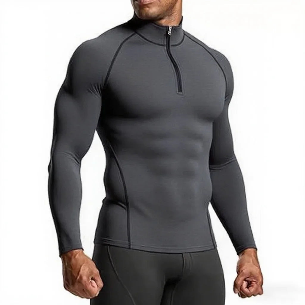 Men Sportswear Fitness Shirts Slim Long sleeve Gym T-shirt Running/Top Tee Tights Training Compression Clothes Sport T Shirt Men