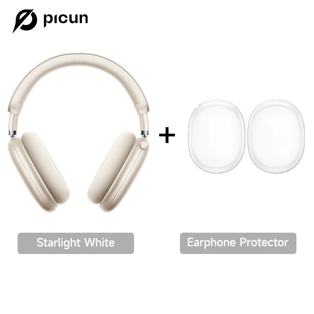 Picun F8 Pro ANC Wireless Headphones Head Tracking 3D Spatial Audio/52dB ANC HIFI Bluetooth Headset ENC HD Mic Low-Latency APP