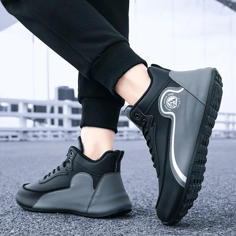 Men's Shoes New Casual Sneakers Shock-Absorbing Breathable/Running Shoes Men's Wear-Resistant Thick-Soled Shoes